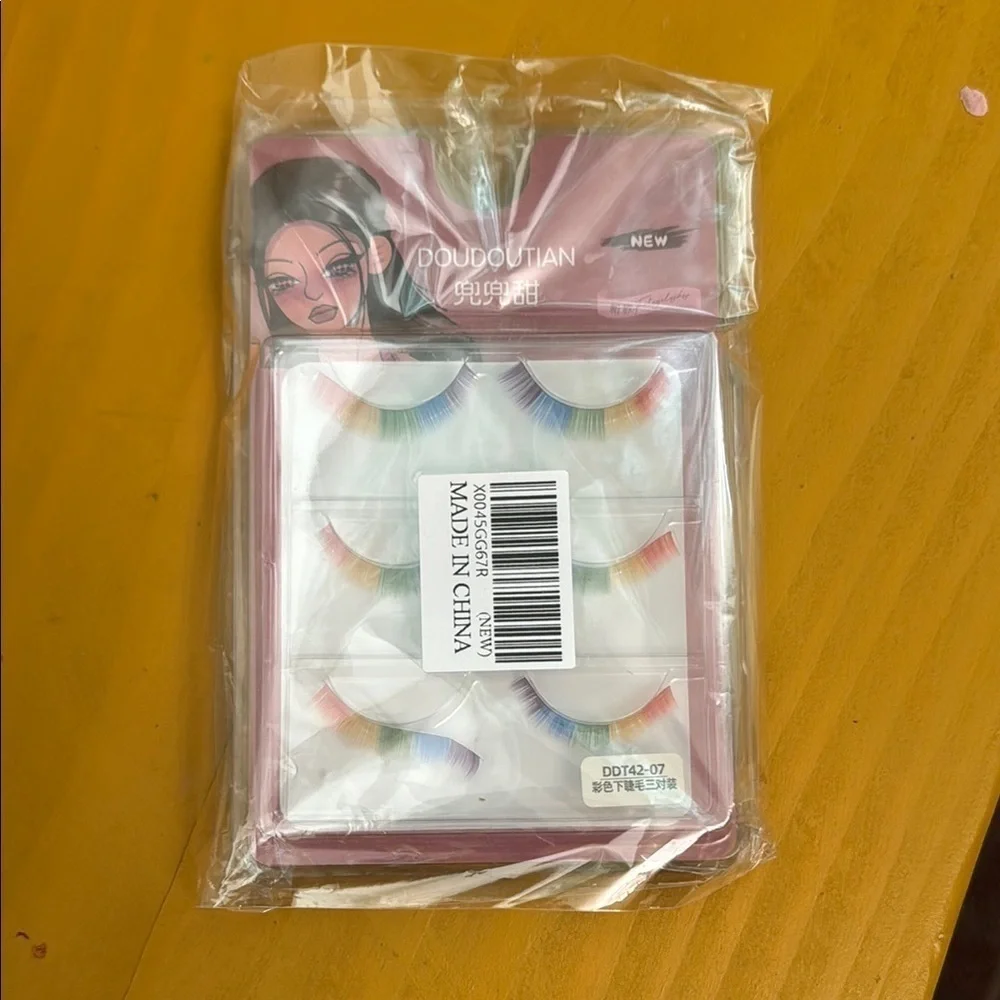 Rainbow Fake Eyelashes